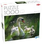 Tactic, Łabędź na jeziorze z dziećmi, puzzle, 1000 elementów