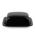 Tadar, ceramiczna maselnica, czarna