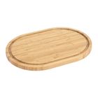 Tadar, drewniana deska bambusowa, owalna, 33-23-1,6 cm