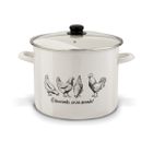 Tadar, garnek emaliowany z pokrywą, 24 cm