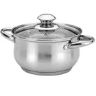Tadar, garnek stalowy z pokrywką 18 cm, 2.6l, Cori