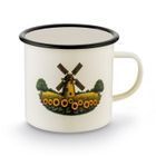 Tadar, kubek emaliowany, młyn, 9 cm, 500 ml