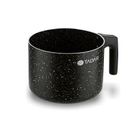 Tadar, Marmara, nieprzywieralny garnek do mleka, czarny, 14-10,5 cm