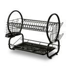 Tadar, Omega, suszarka 2-poziomowa, czarna, 56,5-25-38 cm