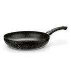 Tadar, patelnia non-stick, głęboka, marmara black, 28-6 cm
