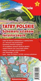 Tatry Polskie. Schematy szlaków turystycznych. Wydanie laminowane
