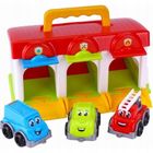 TechnoK, garaż z samochodami, przenośny