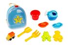 TechnoK, zestaw do zabawy piaskiem, w plecaku