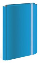 Teczka A4 z gumką, twarda oprawa, niebieska, 1 szt.