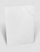 Teczka z gumką narożną A4, biała, 1 szt.