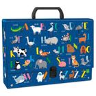 Teczka z rączką, twarda, A4, 5 cm, Alfabet, 1 szt.