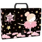 Teczka z rączką, twarda, A4, 5 cm, Baletnica, 1 szt.