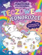 Tęczowe jednorożce. Magiczna kolorowanka