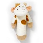 Teddykompaniet, Diinglisar, krówka, maskotka z grzechotką, kremowa, 13 cm