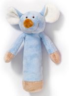 Teddykompaniet, Diinglisar, myszka, maskotka z grzechotką, niebieska, 13 cm