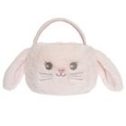 Teddykompaniet, Króliczek, pluszowy koszyczek, różowy, 11-12 cm