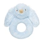 Teddykompaniet, Lolli Bunnies, zajączek, pluszowa grzechotka, błękitny, 14 cm