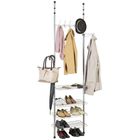 Teleskopowy organizer na ubrania, Apollon, stojak do przedpokoju