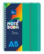 Tetis, kołonotatnik A5, 100 kartek, zielona, 1 szt.