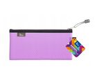 Tetis, koperta DL z suwakiem, metalowym, fioletowa