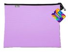 Tetis, koperta z suwakiem metalalowym, B4, fioletowa, 1 szt.