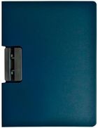 Tetis, podkładka zamykana z klipem, A4, granatowa, 1 szt.