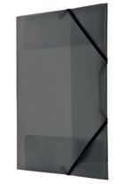 Tetis, teczka A4, gumka narożna, czarna, 1 szt.