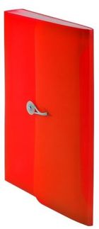 Tetis, teczka harmonijkowa z gumką, A4, czerwona, 1 szt.