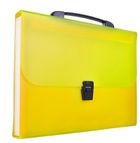 Tetis, teczka harmonijkowa z rączką, A4, żółta, 1 szt.