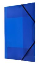 Tetis, teczka z gumką narożną, A4, niebieska, 1 szt.