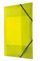 Tetis, teczka z gumką narożną, A4, żółta, 1 szt.
