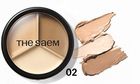The Saem, Cover Perfection Triple Pot, korektor do twarzy, 02 contour beige