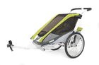 Thule, Chariot Cougar 1, przyczepka rowerowa dla dziecka, zielona