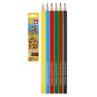 Titanum, kredki ołówkowe, sześciokątne, 6 kolorów