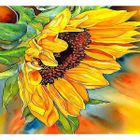 Titanum, mozaika diamentowa, Kwiat słonecznika, 30-40 cm