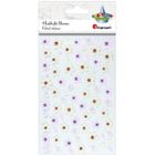 Titanum, naklejki filcowe, kwiaty biało-czerwone