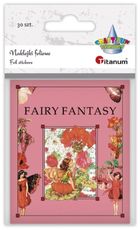 Titanum, naklejki foliowe, fairy fantasy wróżki, różowe