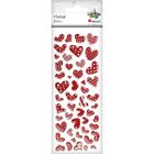 Titanum, naklejki foliowe, serca