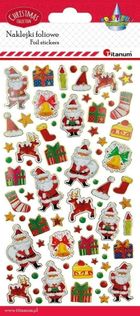 Titanum, naklejki foliowe, świąteczne