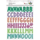 Titanum, naklejki papierowe, alfabet i cyfry, 109 szt.