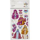 Titanum, naklejki wypukłe, lalki i stroje