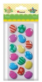 Titanum, naklejki wypukłe, miękkie, pisanki