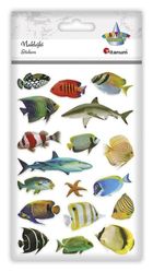 Titanum, naklejki wypukłe, miękkie, ryby