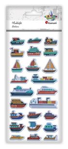 Titanum, naklejki wypukłe, miękkie, statki