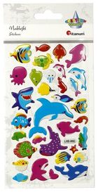 Titanum, naklejki wypukłe, zwierzęta morskie