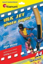 Titanum, papier fotograficzny, błyszczący, A4, 20 arkuszy