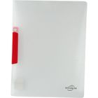 Titanum, skoroszyt z klipem, A4, czerwony, 1 szt.