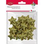 Titanum, styropianowe gwiazdki, złote, 30-28 mm, 18 szt.