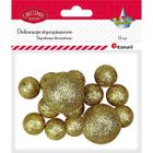 Titanum, styropianowe kulki, złote, 16/25/27 mm, 14 szt.