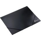 Titanum, teczka A4 z gumką, czarna, 1 szt.